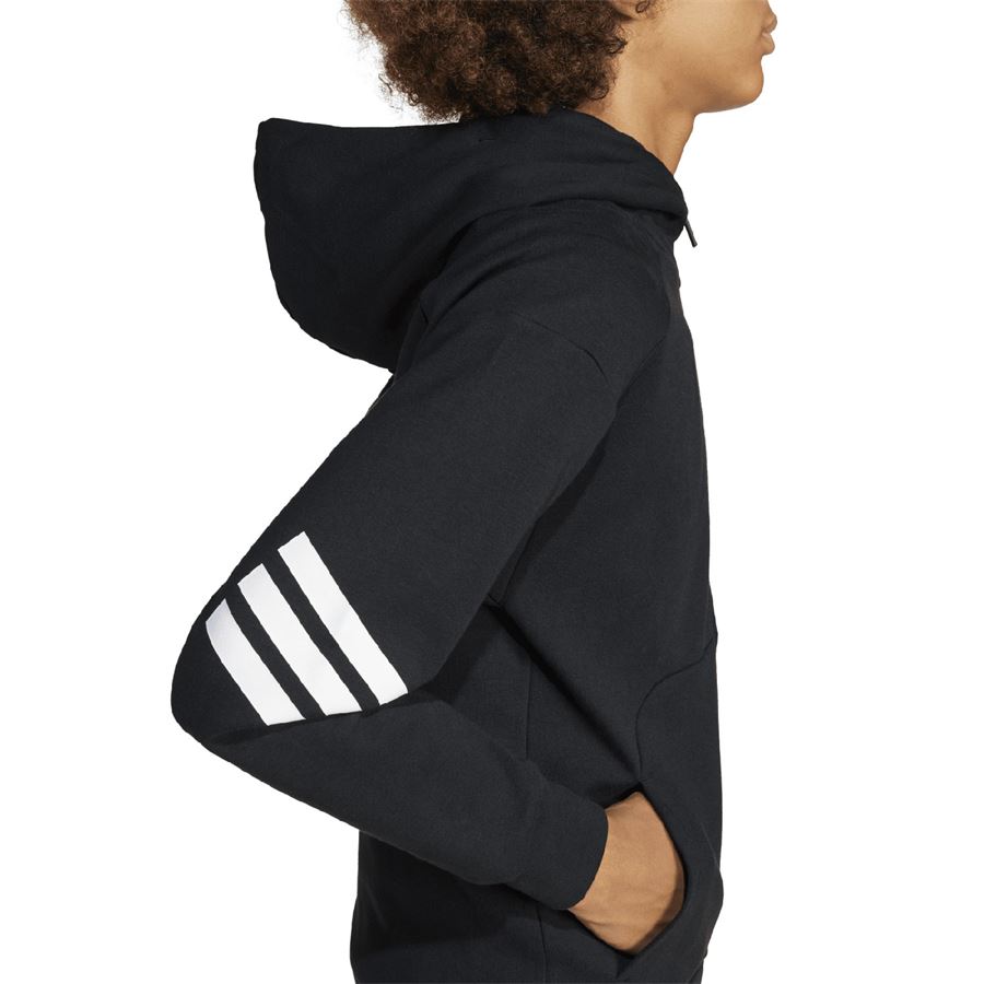 Future Icons 3-Stripes Full-Zip felpa cn cappuccio da bambini Adidas | JJ4801X